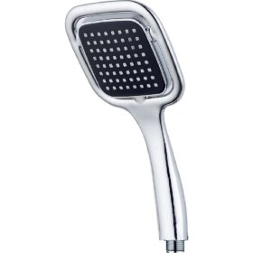 Resim Qniay Kare Duş Başlığı Spiral Yağmur Masajlı Duş Başlığı Duş Banyo Küvet 