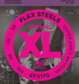 Resim D'Addario EFX170 Bas Gitar Tel Seti (Regular Light) 