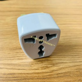 Resim Ata Elektronik Amerika Ingiliz Priz Çevirici Topraklı Priz Piriz Çevirici Türkiye Dönüştürü Adaptör Aparat Ing Fiş 