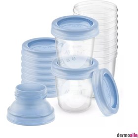 Resim Philips Avent SCF618-10 Via Süt Saklama Kapları 180 ml 10 adet 