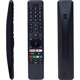 Resim Vestel Rc 43161 Netflıx-Play-Mikrofon Tuşlu Ses Komutlu Lcd-Led Tv Kumanda (HRM1857) 