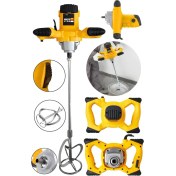 Resim Germany Sarı Devir Ayarlı 9600W Elektrikli Alçı Boya Harç Karıştırıcı Mikser 