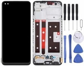 Resim Oppo Reno 4 Lite Uyumlu Lcd Ekran Dokunmatik Full Çıtalı TFT CPH2125 