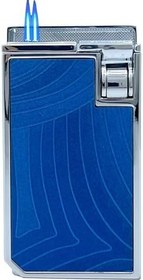 Resim Firebird Parlak Krom Çift Torch Puro Çakmağı - Mavi 
