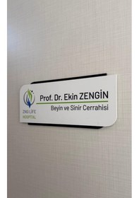 Resim Logolu Kişiselleştirilebilir Kapı İsimliği Yönlendirme Levhası Kendinden Yapışkanlı 