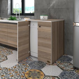 Resim Kenzlife bulaşık makinesi dolabı kapaklı nurten crd 90x70x60 banyo ofis 