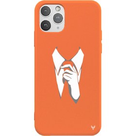 Resim iPhone 11 Pro Max Kravat Telefon Kılıfı 
