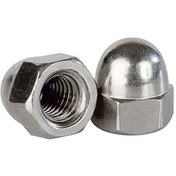 Resim Norm Kör Somun Kaplamalı Metrik 8 MM Beyaz 10'Lu Paket 