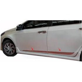 Resim Toyota Corolla Uyumlu 2014-2018 Yan Kapı Çıtası Krom Pas.Çelik 4 Parça N11.1470 