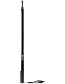 Resim Leezsing Puluz 5 Bölmeli Uzatma Çubuğu - Insta360 X2/x3 Uyumlu Hafif Alüminyum Selfie Çubuğu 3 Metre Siyah 