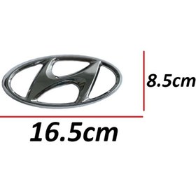 Resim Genel Markalar Hyundai Ön Arma Logo Accent Blue - Elantra 2011-2015 