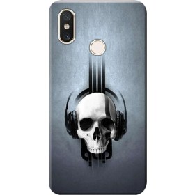 Resim Ceppare Xiaomi Mi A2 Kılıf Desen Baskılı Silikon Kapak Kuru Kafa STK:588 