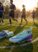 Resim SHOUGO PROFESYONEL ÇORAPLI ÇİM SAHA VE HALISAHA Su Yeşili KRAMPON 