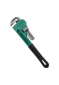 Resim Yaozixa 8 İnç Ağır Duty Boru Anahtarı - Karbon Çelik Ev Tesisatı/endüstri Tamiri - Yeşil+siyah Ayarlanabilir Baş 