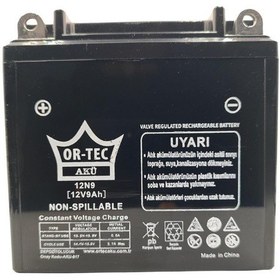 Resim Ortec 12v 9ah 12n9-bs Motosiklet Aküsü 