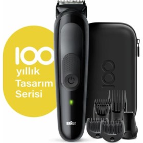 Resim Braun Mgk 5045 100.YIL Özel Mx Serisi Erkek Bakım Kiti, 5 Ek Ataçman, Saç&sakal Düzeltici 