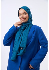 Resim Mirsoy Scarf Lina Modern Desen Şal Zümrüt 