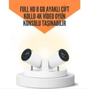 Resim 10.000 Oyun Destekli, Çift Kollu 4K Projeksiyon – Hdmı, Usb, Aux, Ethernet Yok 