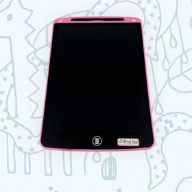 Resim Hediyelik Renkli Writing Tablet Lcd 12Inç Kalemli Çizim Yazı Tahtası Not Yazma Eğitim Tableti - pembe 