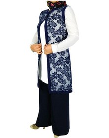 Resim Kadın Krep Güpür Ikili Tunik Msk-0262 