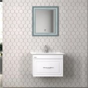 Resim Pierre Cardin Sun 70 cm Lame Banyo Dolabı Gümüş Renk 