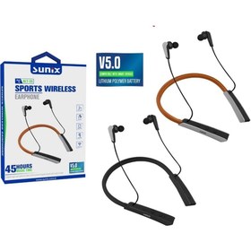 Resim sunixx Sunix BLT-35 sports wıreless earphone 60 saat müzik dinleme Bluetooth Kulaklık kahverengi 