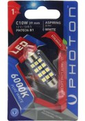 Resim Photon C10w 39mm 12v Can Bus 6000k Beyaz Sofit Led Tekli Blister Ph7036 B1 1 Adet 