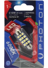 Resim Photon C10w 39mm 12v Can Bus 6000k Beyaz Sofit Led Tekli Blister Ph7036 B1 1 Adet 