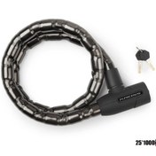 Resim Bisiklet Ve Motosiklet Anahtarlı Halat Çelik Kilit Bilyalı Kilit 25 1000 Mm Motor Bisiklet Kilidi 