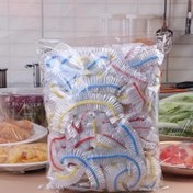 Resim Ekstra Büyük Esnek Tek Kullanımlık Plastik Sarma Kapakları - Mutfak Yiyecekleri, Meyve & Atıştırmalıkların Saklanması ve Tazelik Korunması İçin Mükemmel 