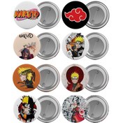 Resim Naruto Çanta Rozeti Seti 8 Adet En Büyük Boy 5.8cm İğneli Broş 