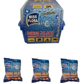 Resim Miss Flora Nem Alıcı Rutubet Giderici 450 Gr + 3 Adet Yedek - Miss Flora 