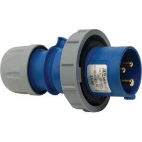 Resim Mete Erkek Fiş 3*16A Kauçuk IP67 Vidalı Bağlantı 