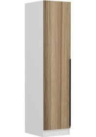 Resim Minar Kale 1 Kapaklı Dolap Beyaz - Dore Plus 210cm Çok Renkli 