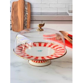 Resim Rossev Bellisima Emaye Kek Fanusu 