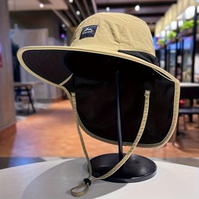 Resim Seyahat için ayarlanabilir güneş şapkası, açık hava kampı ve yürüyüş için - Nefes alabilen polyester sokak tarzı şapka, geniş kenarlı, bej ve siyah seçenekleri, Babalar Günü hediyesi için mükemmel, yürüyüş aksesuarları 