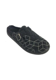 Resim Gezer 14622-24 Termal Kumaş Erkek Ev Terlik Siyah 