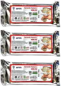 Resim Seramik Hamuru Doğal Kil 500 Gr Beyaz Kil Hamuru 3 Paket Seramik Kili Beyaz Renk Modelleme Çamuru Beyaz 