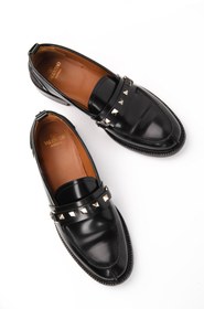 Resim Valentino Zımbalı Loafer Siyah - 39 