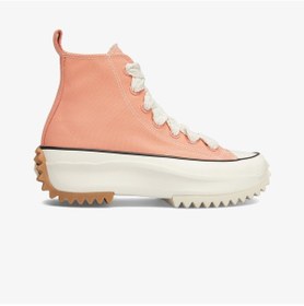 Resim Converse Run Star Hike Unisex Pembe Platform Sneaker Düz A08308c Pembe 