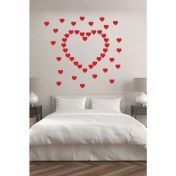 Resim Ne Verelim Size Sevgililer Günü Kırmızı Kalpler 100 Adet, Aşk, Love, Valentine Day 