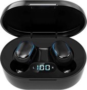 Resim E7S Bluetooth Kulaklık Extra Bass Hd Ses Çift Mikrofon Dokunmatik Kablosuz Kulaklık Siyah Torima