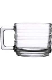 Resim Paşabahçe 55833 Bricks 4'lü Çay-Kahve Kupası 250 cc 