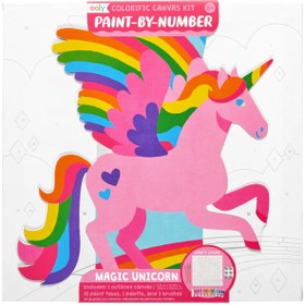 Resim Ooly Colorific Canvas Sayılarla Boyama - Magic Unicorn 