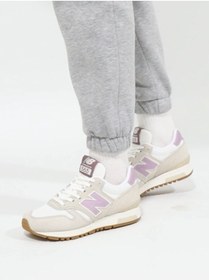 Resim New Balance Krem Sneaker Koleksiyonu Kadın Günlük Ayakkabı Wl565llc Bej 