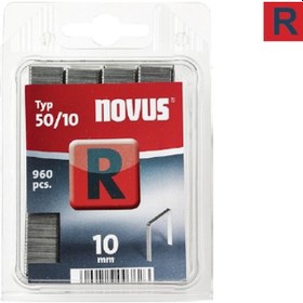 Resim Novus R Tip 50/6mm Yassı Zımba Teli 960 Lı Paket 