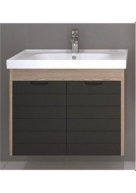Resim Denko Mostar 70 Cm Mdf Üzeri Lake Banyo Dolabı Takımı Çok Renkli 