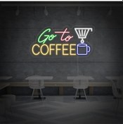 Resim Twins Led Go To Coffee Yazılı Ve Şekilli Neon Tabela Çok Renkli Model:model:50743366 Çok Renkli 