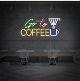 Resim Twins Led Go To Coffee Yazılı Ve Şekilli Neon Tabela Çok Renkli Model:model:50743366 Çok Renkli 