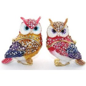 Resim Taşlı 2'li Baykuş Seti 